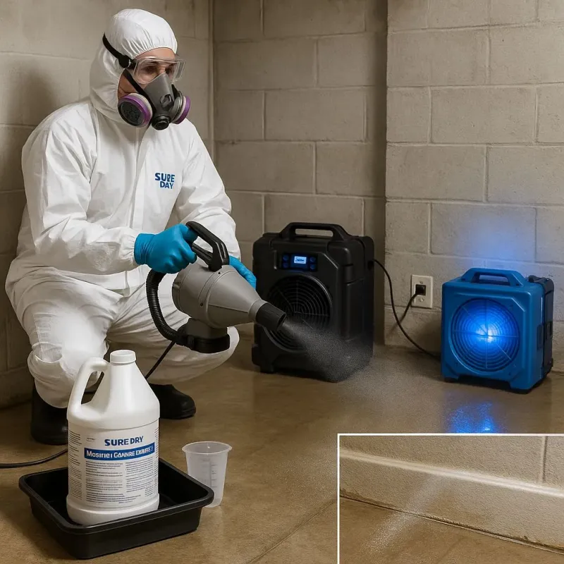 Sanitization and Odor Removal process in South Paris, ME